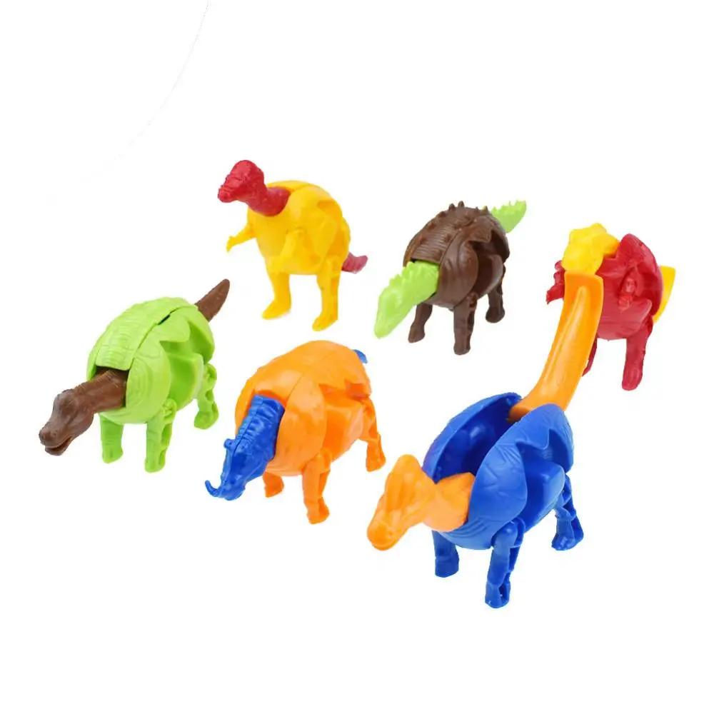 Creative Anime Deformation Toy Carbot Egg Automatic Transform Dinosaur Egg Boys Deformation Robot Tyrannosaurus
