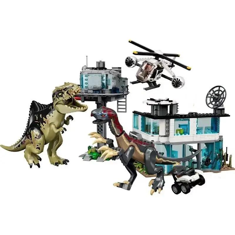 Southern Giant Beast Dragon Creative MOC RV Building Block Velociraptor DIY 76946 Model Brick Assembly Toy Gifts for Children