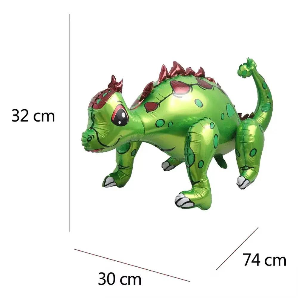 3D Standing Large Foil Dinosaur Tyrannosaurus Balloons Kids Dinosaur Birthday Party Decoration Inflatable Safari Favors Supplies