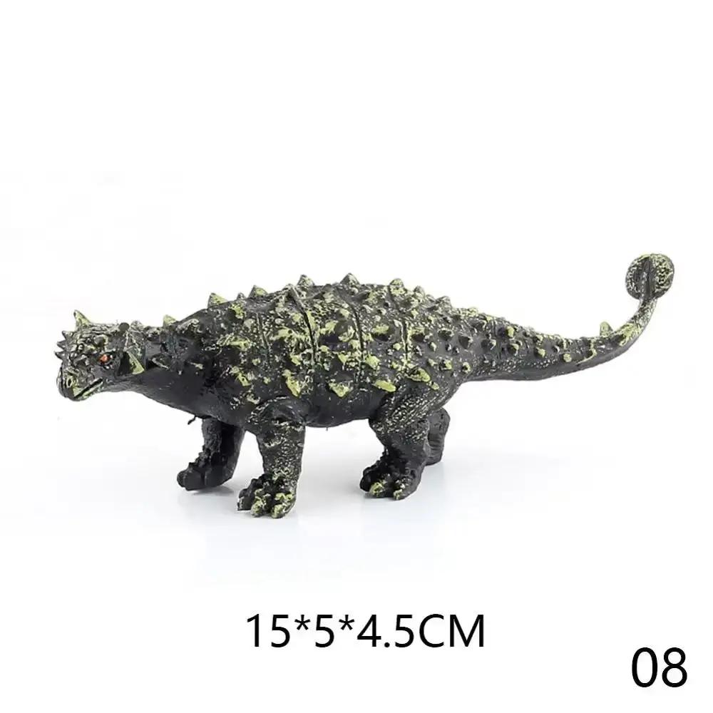 Nori Mini Simulated Dinosaur Toys Jurassic Tyrannosaurus Rex Model Triceratops Collection Figures