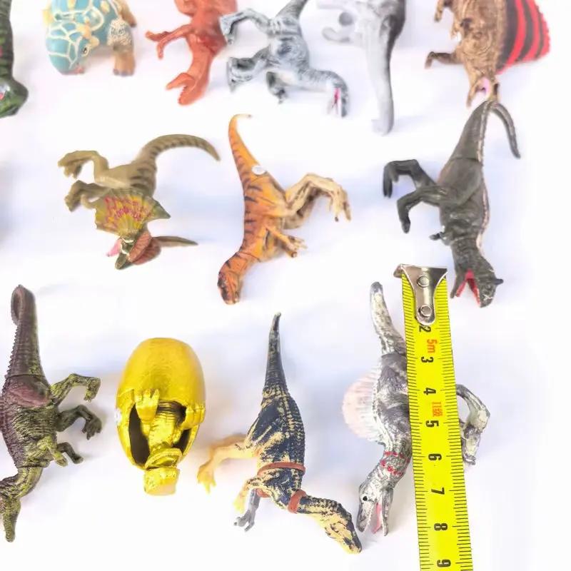 Original Assembly 5-9Cm in My Pocket Dinosaur Dino Triceratops Velociraptor Pterodactyl Figure Model Collection Toy Gift for Kid