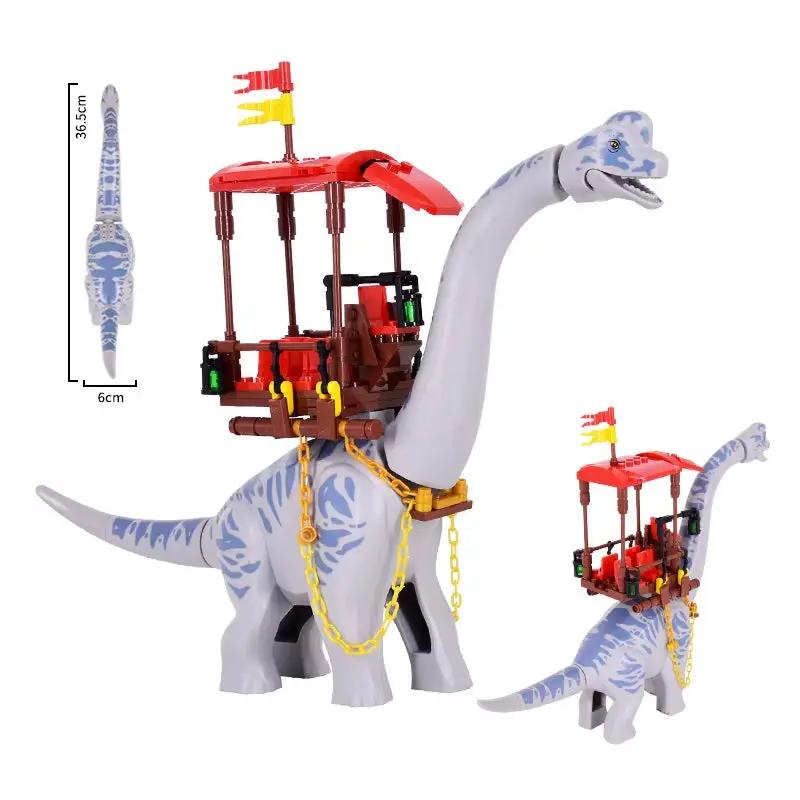 New Dinosaur Toy Park KL3301-3305 Jurassic Giant Brachiosaurus Wonder Plesiosaur 76960 Boys Assemble Building Blocks Christmas