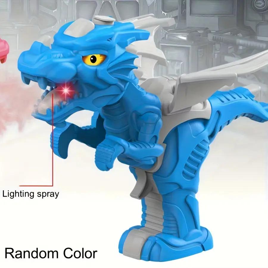 Children'S Electric Handheld Dinosaur Spray Tyrannosaurus Rex Triceratops Mechanical Electric Dinosaur Novel Funny Toys
