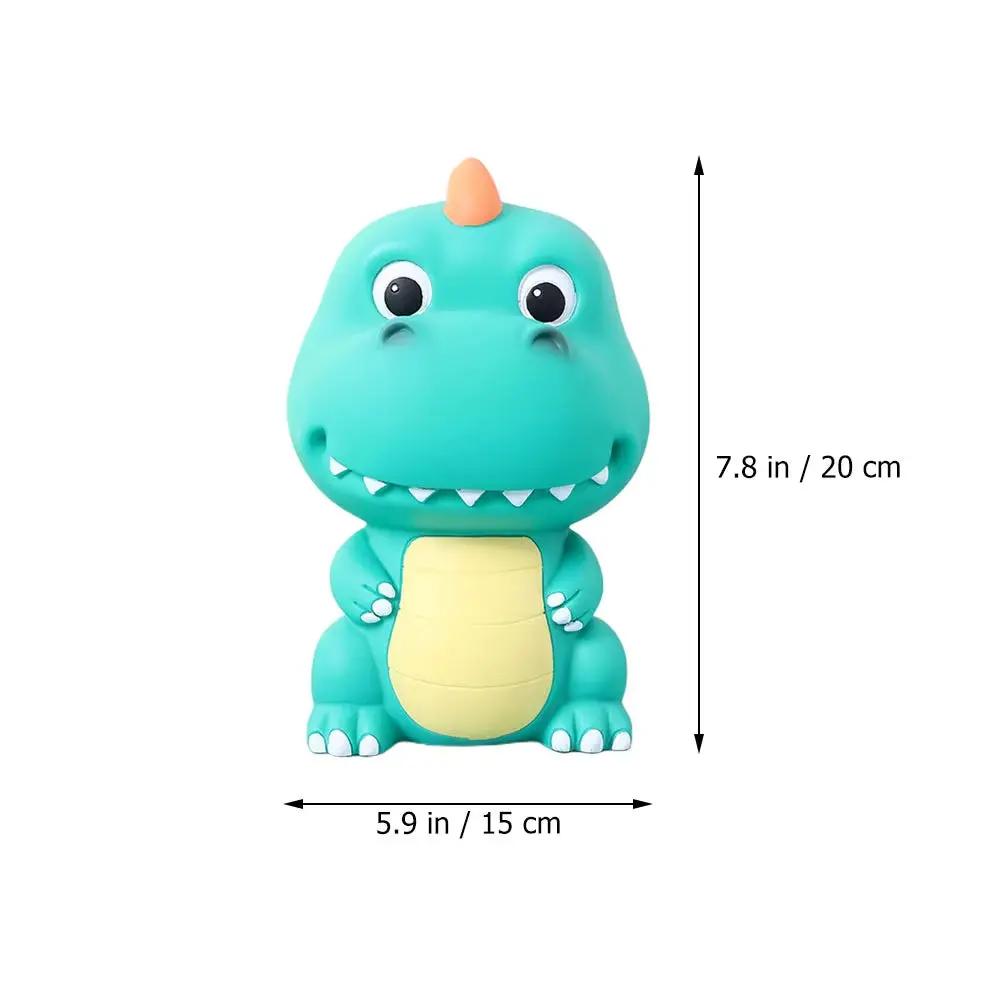 Dinosaur Shape Enamel Piggy Bank Creative Cartoon Animal Saving Jar Money Coin Bank Home Decoration Storage Box Christmas Gifts