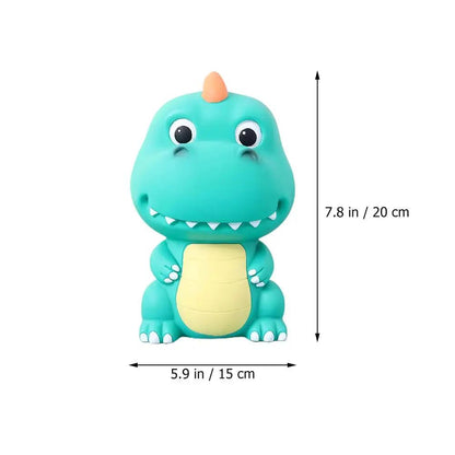 Dinosaur Shape Enamel Piggy Bank Creative Cartoon Animal Saving Jar Money Coin Bank Home Decoration Storage Box Christmas Gifts