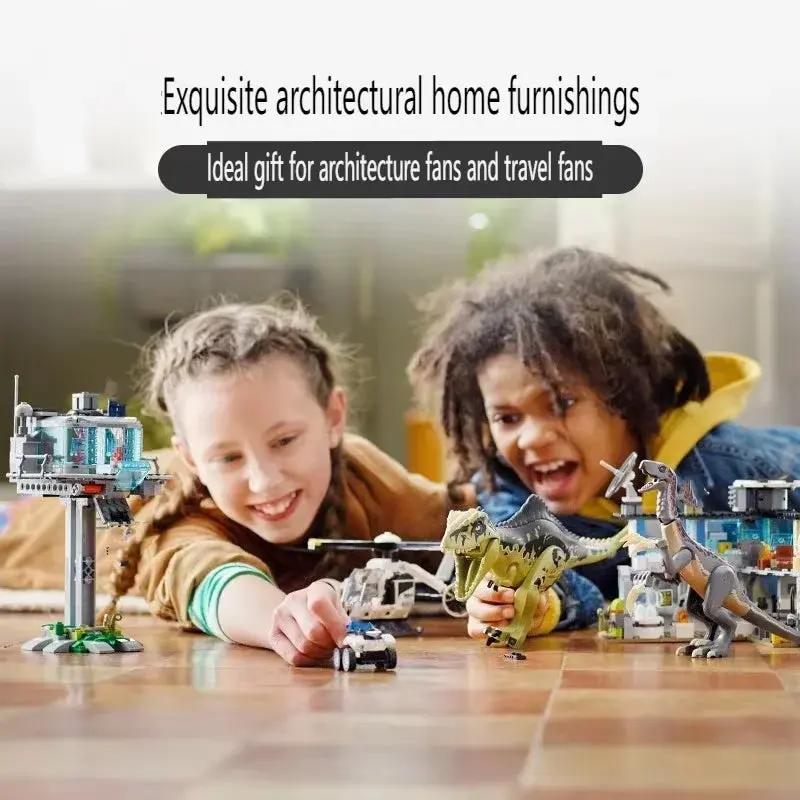 Southern Giant Beast Dragon Creative MOC RV Building Block Velociraptor DIY 76946 Model Brick Assembly Toy Gifts for Children