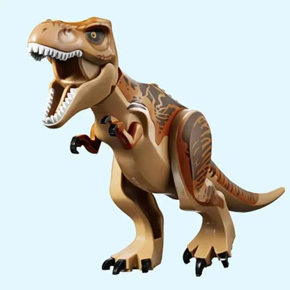 Dinosaur Escape Park World Transporter Creative Building Block Model Tyrannosaurus Toy Children Assembly Scene Boy Gift