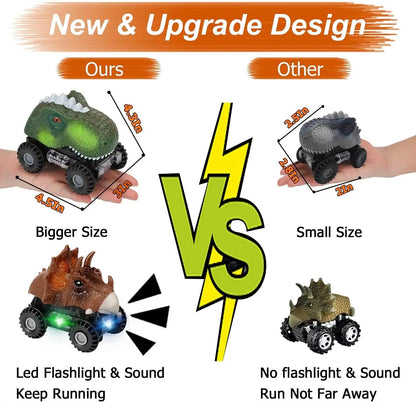 Dinosaur Toy for Kids Car Tyrannosaurus Rex Electric Universal Boy Toy Dinosaur Interactive Games Animal Dinosaur Model Car Gift