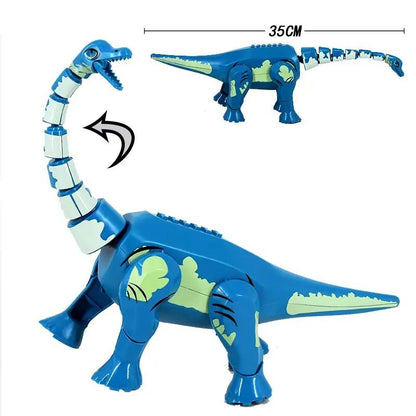 Brutal Raptor Building Jurassic Blocks World 2 MINI Dinosaur Figures Bricks Dino Toys for Children Dinosaurios Christmas