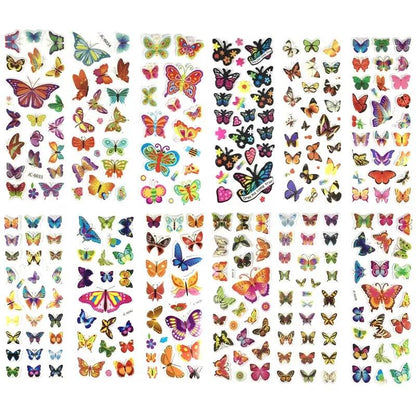 12 Sheets/Set 3D Dinosaur Stickers for Kids Toys Home Wall Decor Cartoon Sticker Scrapbooking Boys Notebook Diary Label