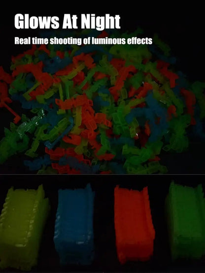 Luminous Dinosaur Track Assemblylittle Car Emit Light Mountain Road Railkids Puzzle Playful Toy Boys Christmasbirthday Gift