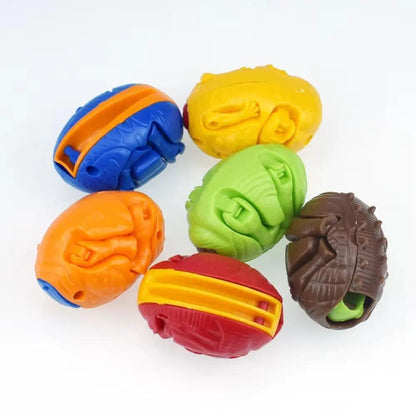 Creative Anime Deformation Toy Carbot Egg Automatic Transform Dinosaur Egg Boys Deformation Robot Tyrannosaurus