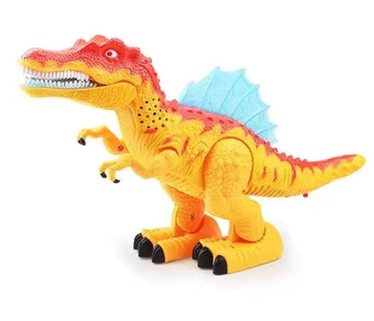 Dinosaur Toy Electric Walking Sound Light Tyrannosaurus Rex Large Animal Model Boy and Children'S Birthday Gift