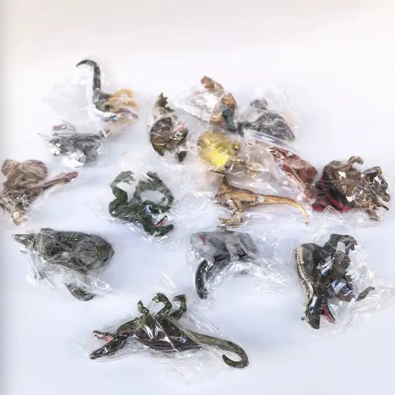 Original Assembly 5-9Cm in My Pocket Dinosaur Dino Triceratops Velociraptor Pterodactyl Figure Model Collection Toy Gift for Kid
