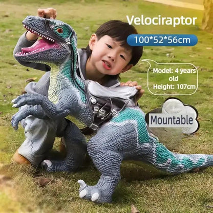 Large Soft Puppets Dinosaur Model Toys Big Mount 4-Years T-Rex Brachiosaurus Jurass Park Dinosaur Worlds Toy for Kids Boys Gifts
