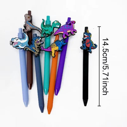11/22PCS Ancient Dinosaur Series Ballpoint Pen, Student Writing Signature Pen, Suitable for Study and Office.