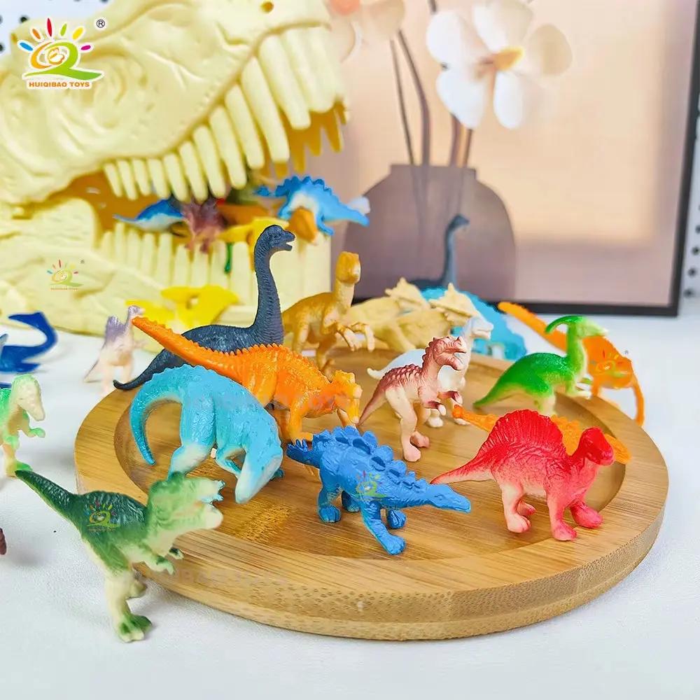 Mini Dinosaur Model Set, Dinosaur Head Storage Box, Realistic Dinosaur Children'S Toys, Desktop Decorations, Birthday Gifts