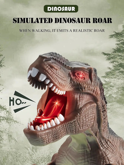 Dinosaur Toys for Kids 3+, Electric Audiovisual Dinosaur Model Electronic Walking Robot Dinosaur Toy Not Include Battery