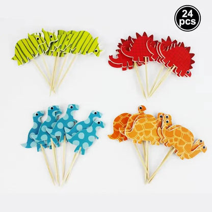 3 Tier Dinosaur Cupcake Stand Party Decor Cupcake Toppers Dino Dessert Tower Jungle Dino Theme Kid Boy Birthday Party Supplies