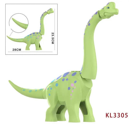 New Dinosaur Toy Park KL3301-3305 Jurassic Giant Brachiosaurus Wonder Plesiosaur 76960 Boys Assemble Building Blocks Christmas