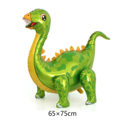 3D Standing Dinosaur Balloon Cartoon T Rex Dino Foil Balloon for Party Decoration Kids Birthday Party Supplies