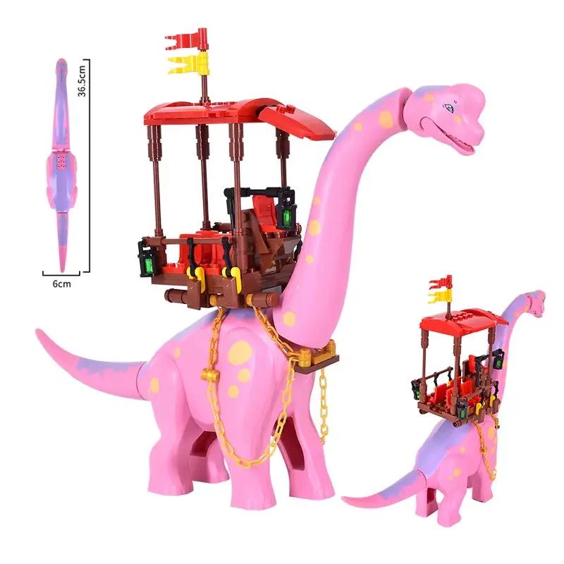 New Dinosaur Toy Park KL3301-3305 Jurassic Giant Brachiosaurus Wonder Plesiosaur 76960 Boys Assemble Building Blocks Christmas
