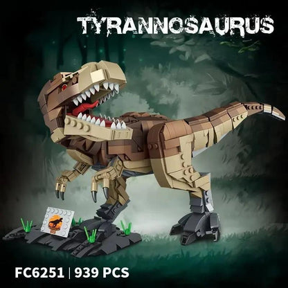 Jurassic Park Dinosaur World Building Blocks Triceratops Tyrannosaurus Rex Dinosaur Model Toys for Kids Boys Christmas Gifts
