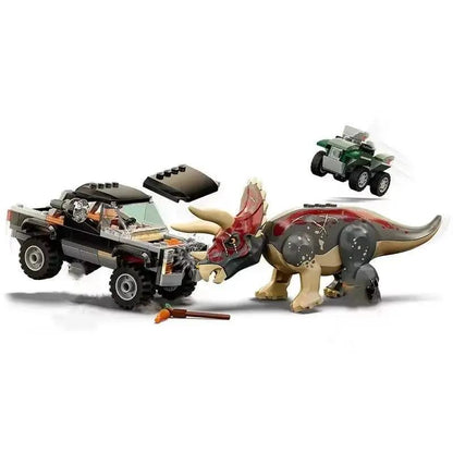 210PCS Dinosaur Set Triceratops Building Blocks Model Toy Gift Brick Children'S Educational Toys