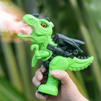 Children'S Electric Handheld Dinosaur Spray Tyrannosaurus Rex Triceratops Mechanical Electric Dinosaur Novel Funny Toys